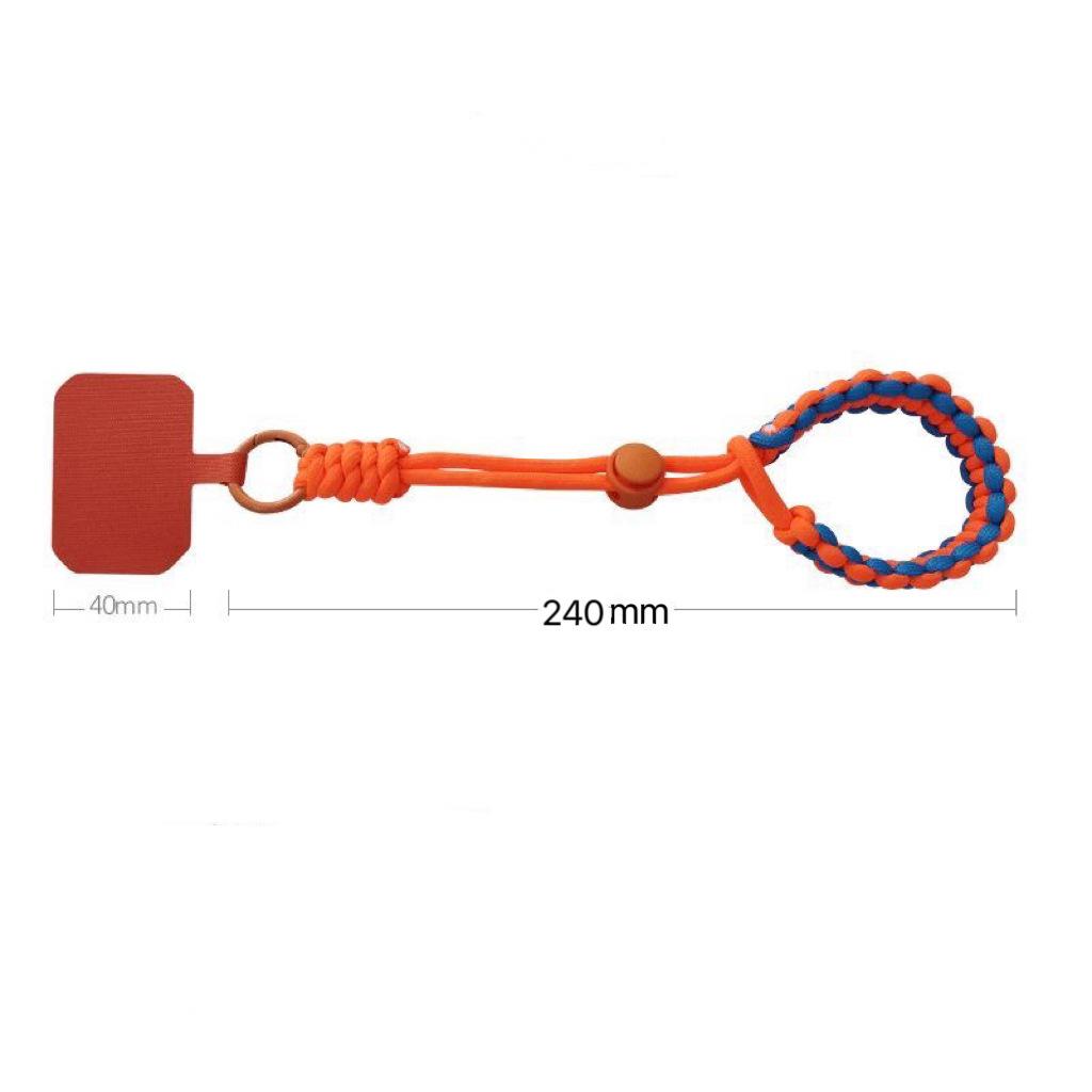 Mobile Phone Lanyard Short Wrist with Adjustable Woven Strap Fashion Outdoor Sports Anti Loss Phone Accessories