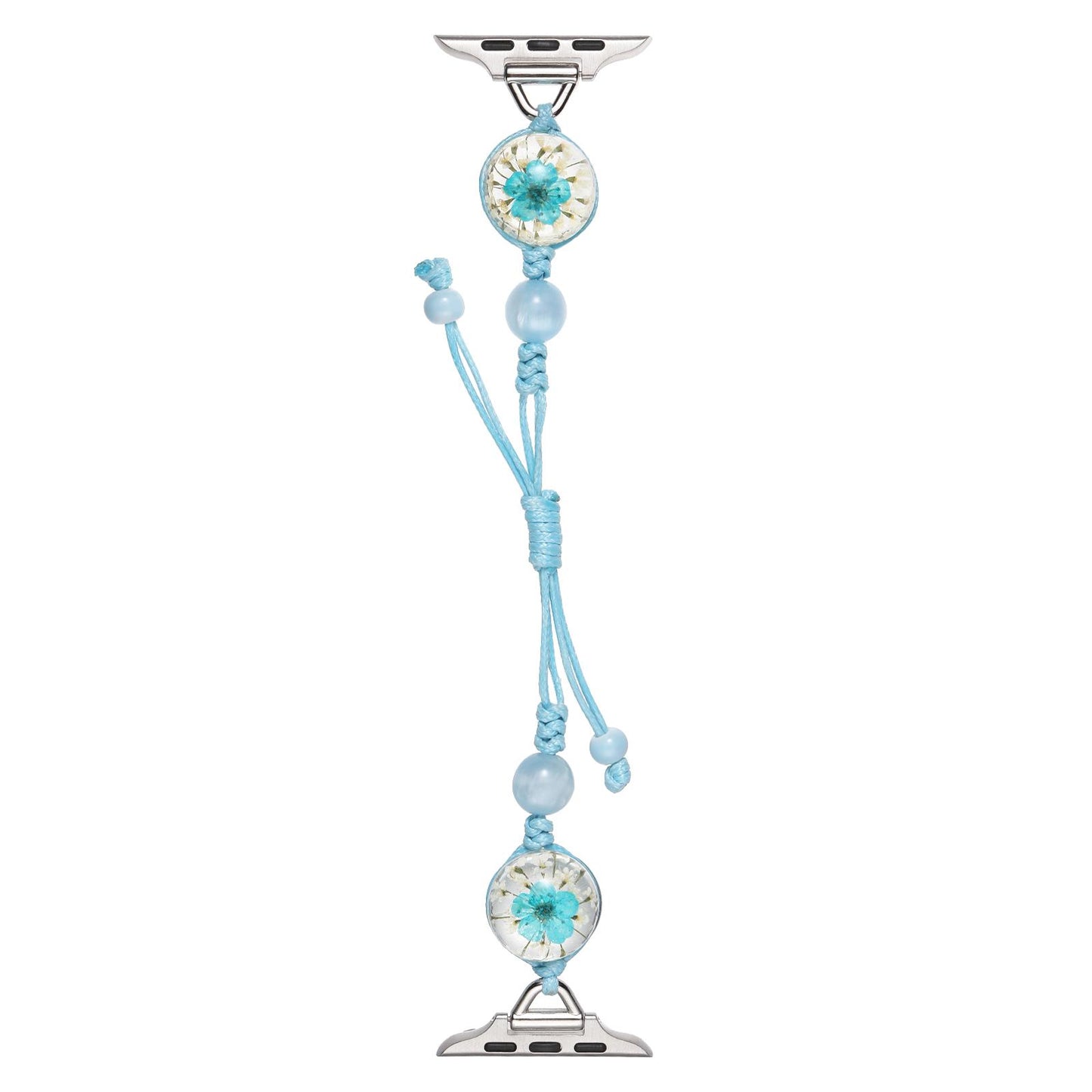 Crystal Flower Chain Metal Strap for Apple Watch 44mm Band 45 42 38 41 Ultra 49mm Link Bracelet for IWatch Series 9 8 7 6 SE 5 4