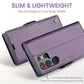 Business Card Slot Wallet Phone Case With RFID Blocking, Flip Leather Kickstand Shockproof Cover For Samsung A05S A06 A14 A15 A16 A24 A25 A26 A34 A35 A36 A53 A54 A55 A56 A73