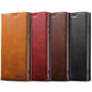 For Samsung S25 S24 S23 S22 Note20 Ultra Plus Phone Case, Smooth Surface Flip Wallet Case For Women Men Durable Faux Card Slot Leather Kickstand Magnetic Clasp Shockproof Phone Case