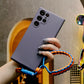 Liquid Silicone Matte Shockproof Phone Case With Adjustable Woven Strap For Samsung A73 A72 A55 A54 A53 A52 A35 A34 A33 A25 A24 A23 A15 A14 A13 Camera Protect Soft Cover