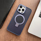 Aluminum Magnetic Stand Phone Case For iPhone 16 15 14 13 12 Pro Max Metal Lens With Bracket Cover For Magsafe Wireless Charger
