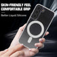 Transparent Magnetic Wireless Charging Shockproof Acrylic Phone Case for Samsung S25Ultra S25 S24 S23 S22 S21