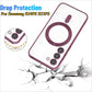 Transparent Magnetic for Samsung S24FE S23FE Case, Electroplated Clear Slim For Samsung S23 FE Phone Case with Camera Protection Shockproof Cover