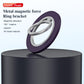 180 Degree Rotation Strong Magnetic Finger Ring Phone Holder Classy Damping Fold Stable Support Multi-angle Ring, for iPhone 16 15 14 13 12 for Samsung S25 S24 S23