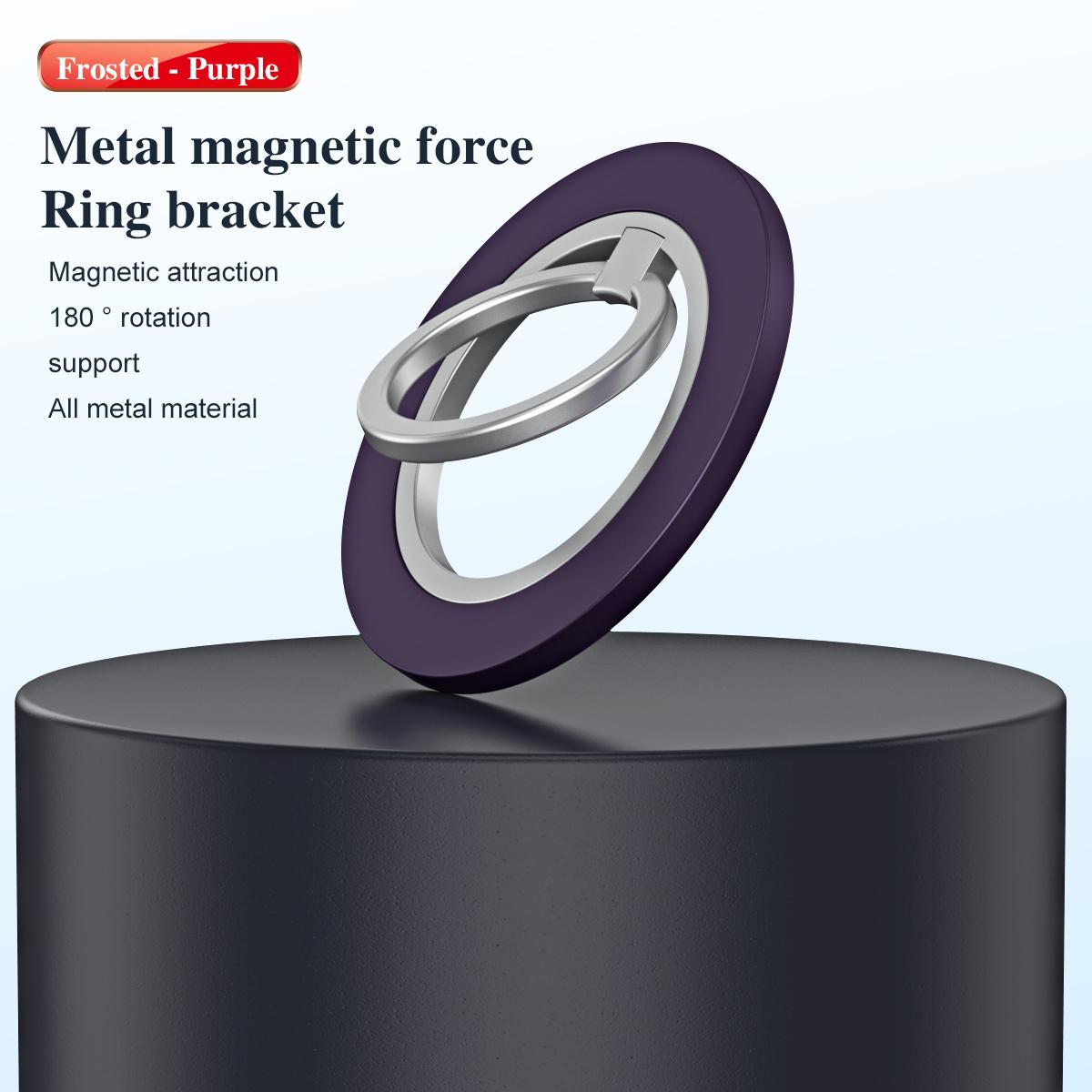 180 Degree Rotation Strong Magnetic Finger Ring Phone Holder Classy Damping Fold Stable Support Multi-angle Ring, for iPhone 16 15 14 13 12 for Samsung S25 S24 S23