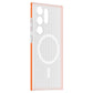 Corrugated Grille Magnetic Hard Polycarbonate Ultra-Thin Light Shockproof Phone Case with Bumper Strip for Samsung S25Ultra S24 S23 Matte Frozen Fog Thin High Transparency Full Cover