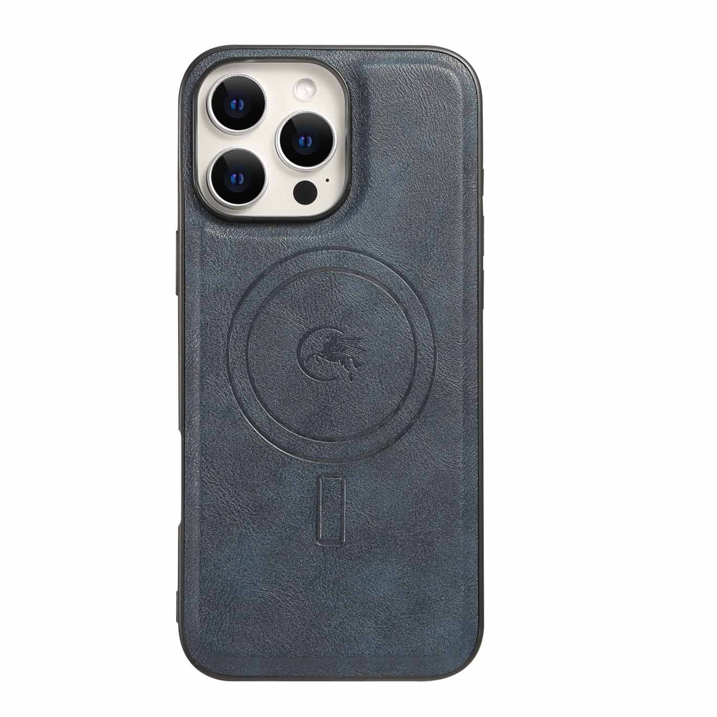 For iPhone 16ProMax 16 15 14 13 12 Leather Phone Case with Strong Magnetic, Anti-Fall for Magsafe Shockproof Business Hard Full Cover