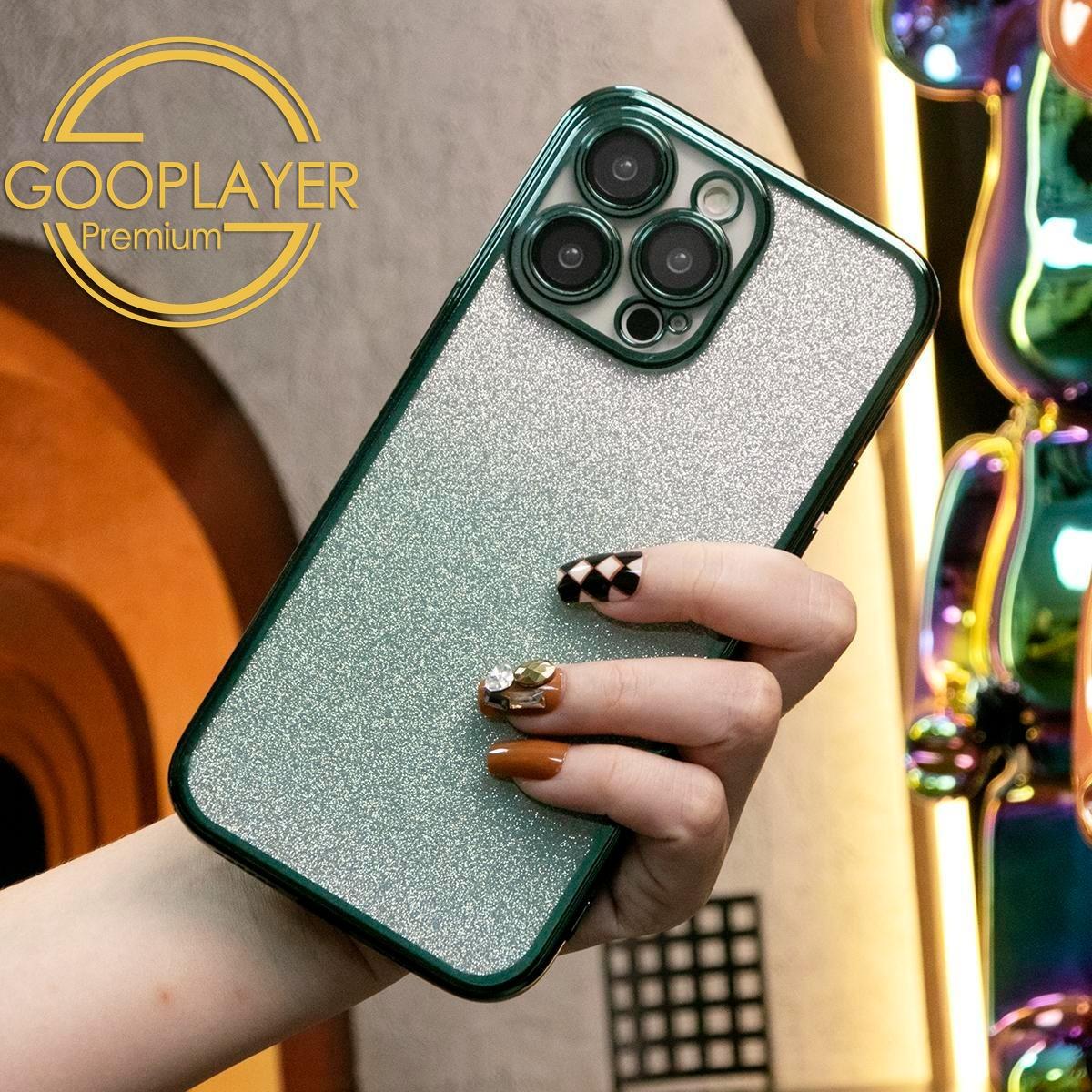 For iPhone 16 15 14 13 Pro Max Phone Case, Clear Gradient Glitter TPU Luxury Plating Slim Soft Full Cover