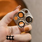 3D Metal Glass Camera Lens Protector Cover For iPhone 16 15 14 13 12 Plus Pro Max