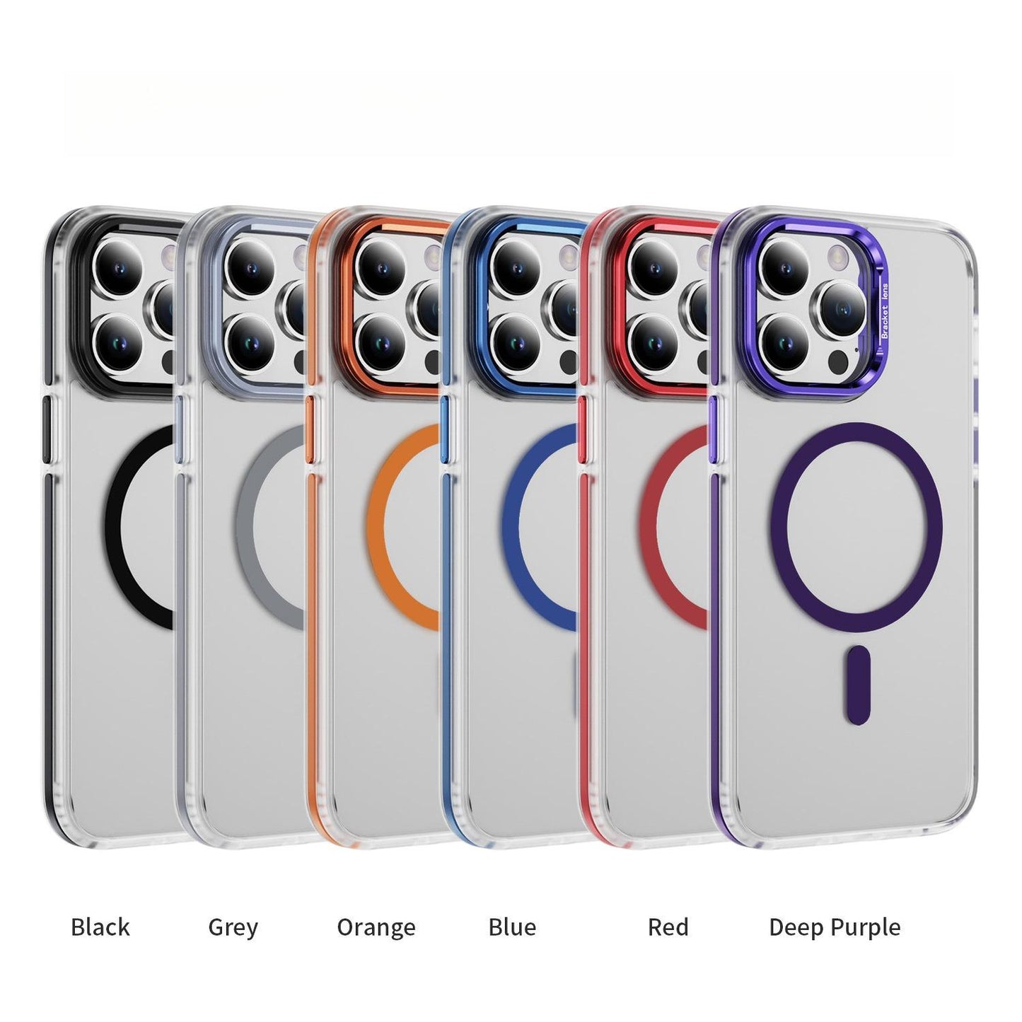 Matte Transparent Anti-Dust Anti-Fall Bumper Shockproof Strong Magnetic Phone Case With Metal Camera Kickstand for iPhone 16ProMax 16 15 14 13 12 11 XR Bumper Hard Cover