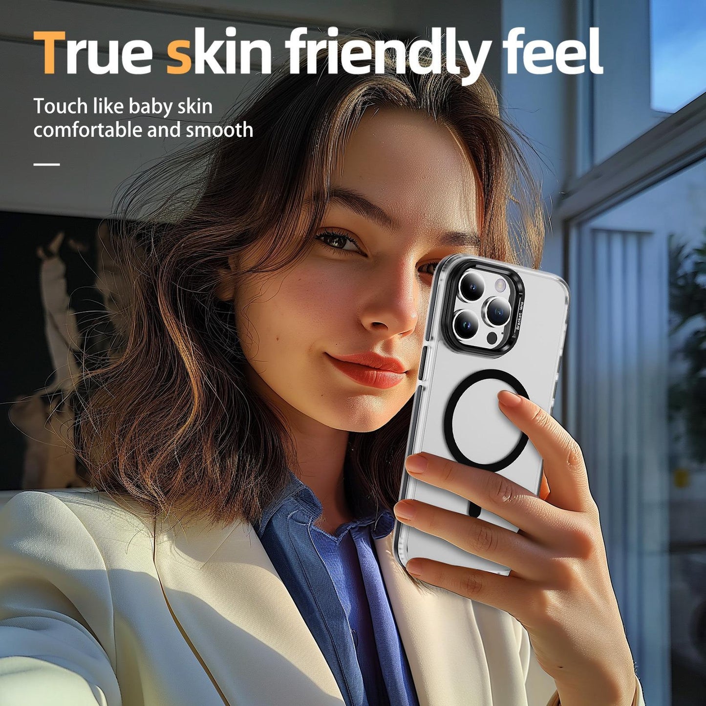 Matte Transparent Anti-Dust Anti-Fall Bumper Shockproof Strong Magnetic Phone Case With Metal Camera Kickstand for iPhone 16ProMax 16 15 14 13 12 11 XR Bumper Hard Cover