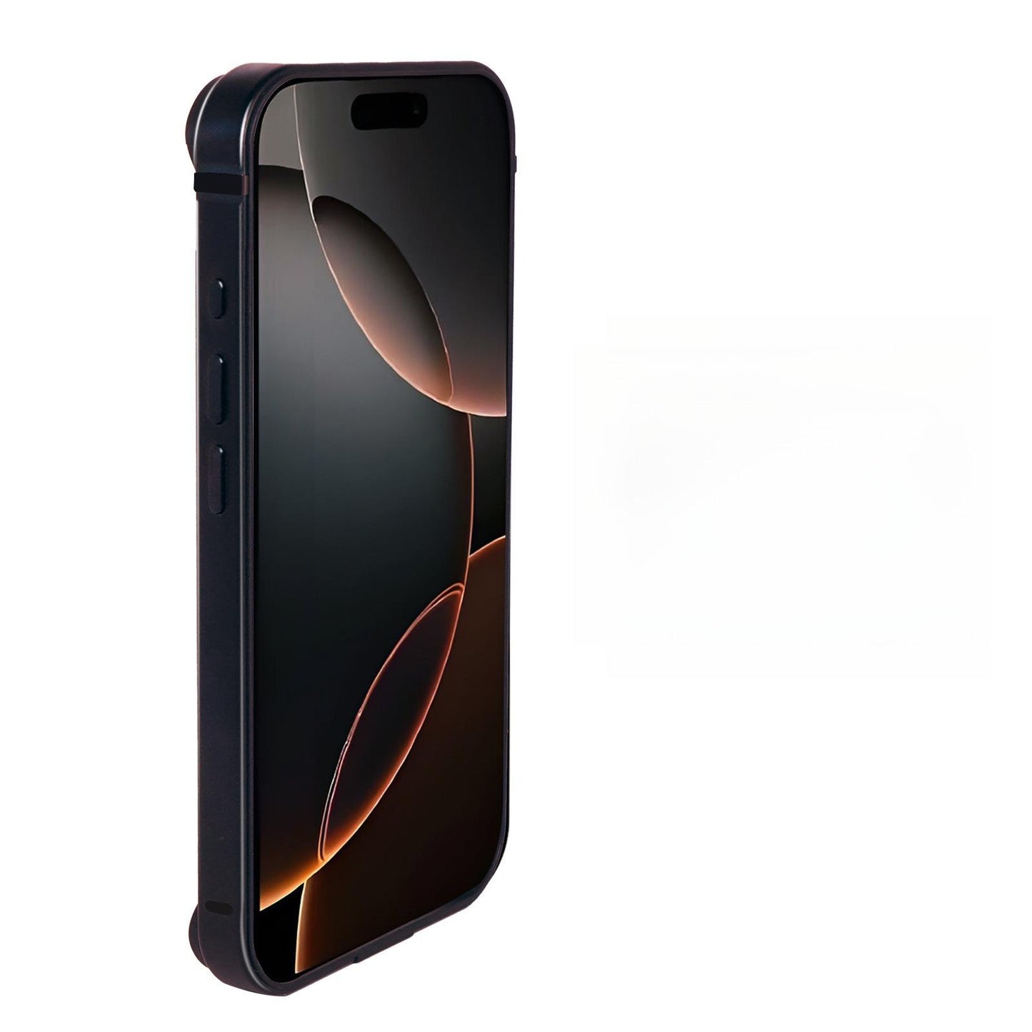 Ultra-Thin Full Metal Border TPU Anti-collision Angle Phone Case For iPhone 16ProMax 15 14 13 12 11 XR X/XS XSMax Hand Feel Friendly Hard Full Cover