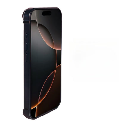 Ultra-Thin Full Metal Border TPU Anti-collision Angle Phone Case For iPhone 16ProMax 15 14 13 12 11 XR X/XS XSMax Hand Feel Friendly Hard Full Cover
