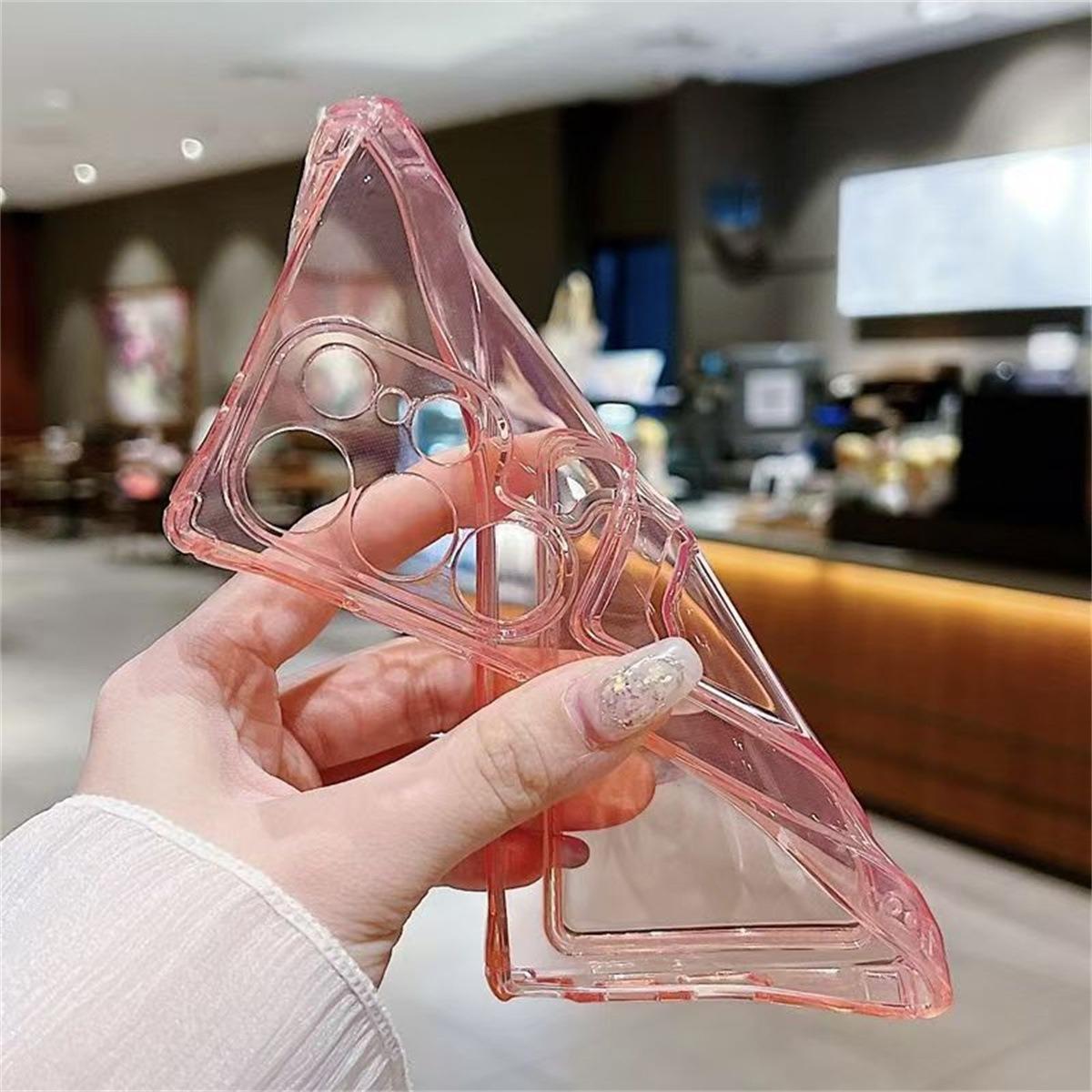 Transparent Card Slot TPU Four Corner Shockproof Phone Case For Samsung S25 S24 S23 S22 S21 Note20 A16 A15 A25 A35 A55 A06 Airbag Anti-Drop Clear Soft Full Cover