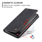 For Samsung A14 A15 A16 A24 A25 A26 A34 A35 A36 A53 A54 A55 A56 Case With Card Holder, Matte Wallet Case For Women Men, Durable Faux Leather Kickstand Magnetic Clasp Shockproof Phone Case