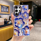 For Samsung S25 S24 S23 S22 A35 A36 A26 A54 A55 A56 Phone Case, Flower Rainbow Butterfly Rose, Oil Painting Camera Frame Anti-drop Hard Shockproof Full Cover
