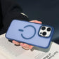 Matte PC Transparent Magnetic Len Protection Shockproof Phone Case For iPhone 16ProMax 15 14 13 12 11 Clear Skin Feel Hard Full Cover