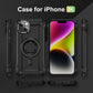 Anti-Dust Four Corner Anti-Fall Heavy Duty Protection Shockproof Strong Magnetic Phone Case With Camera Kickstand for iPhone 16ProMax 16 15 14 13 12 11 XR Hard Full Cover
