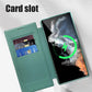 Luxury Flip Leather Magnetic Wireless Charging Phone Case For Samsung S25 S24 S23 S22 Stand Card Slots Bag Cover
