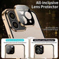 360 Full Protection Metal Magnetic Double Sided Phone Case For iPhone 16 15 14 13 12 Pro Max Plus For Magsafe Case Glass Magnetic Ring For Wireless Charging Snap Lock Full Cover