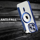 Wireless Charge Case for iPhone 16 15 14 13 Pro Max Magnetic Shockproof Flip Leather Shell Card Slot Hard PC Back Cover