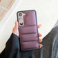 Down Jacket Pattern Luxury Shockproof Phone Case For Samsung S25Ultra S25Plus S25 S24 S23 Hard Full Cover