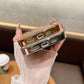 Luxury Rhinestone Glitter Plating Slim PC Phone Case For iPhone 16ProMax 15 14 13 Hard Full Cover