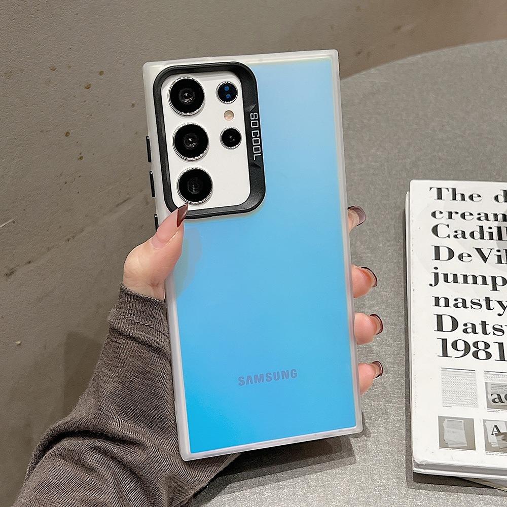 For Samsung A16 A14 A24 A34 A35 A52 A53 A54 A55 A73 A72 Phone Case, Luxury Laser Gradient Color Acrylic Slim, Full Camera Protection Non-Yellowing Hard Cover