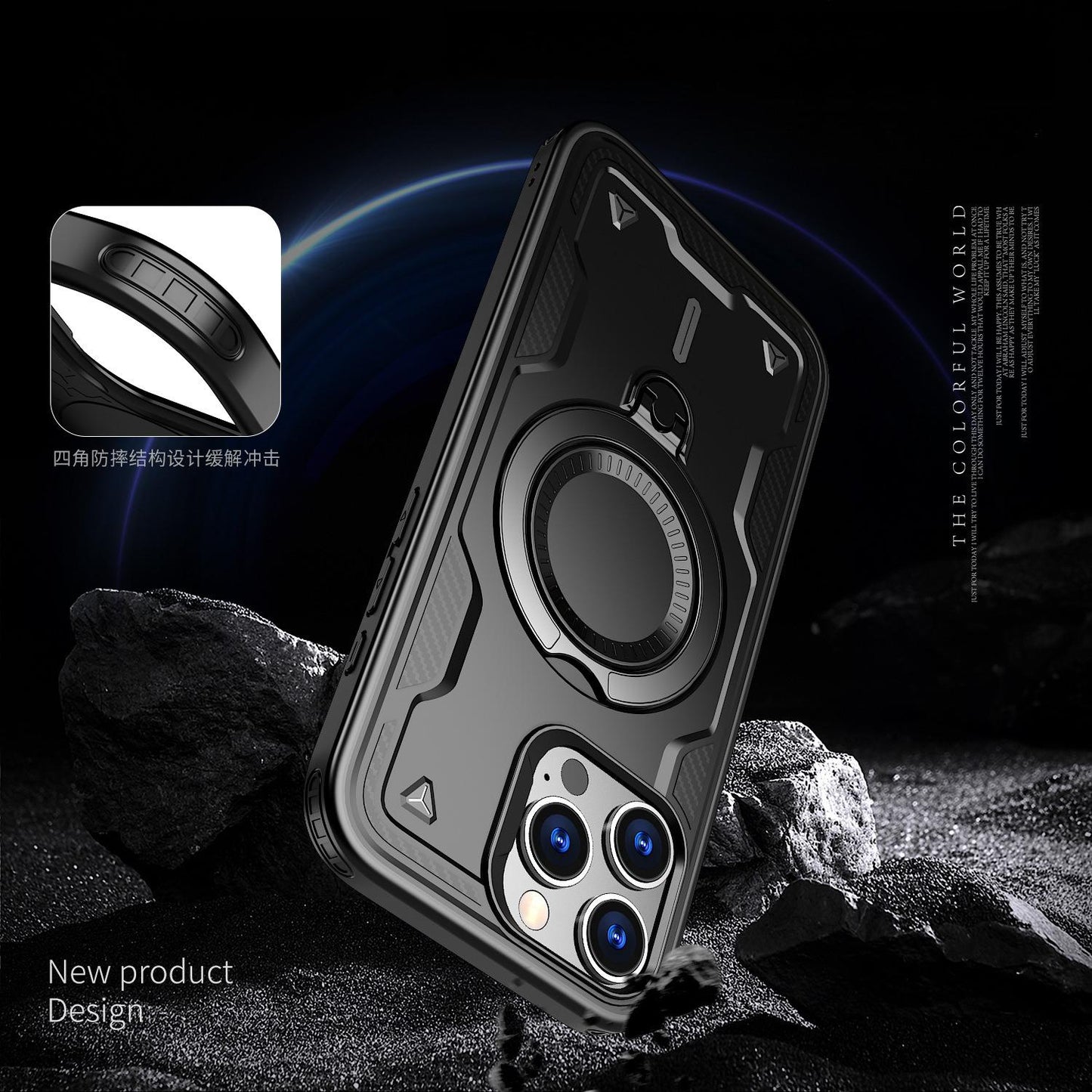 Anti-Dust Matte Anti-Fall Heavy Duty Protection Shockproof Strong Magnetic Phone Case With Rotating Metal Kickstand for iPhone 16ProMax 16 15 14 13 12 11 XR Bumper Hard Full Cover