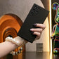 Liquid Silicone Matte Shockproof Phone Case with Pearl Metal Lanyard For Samsung S25 S24 S23 S22 S21 Note20 Camera Protect Soft Cover