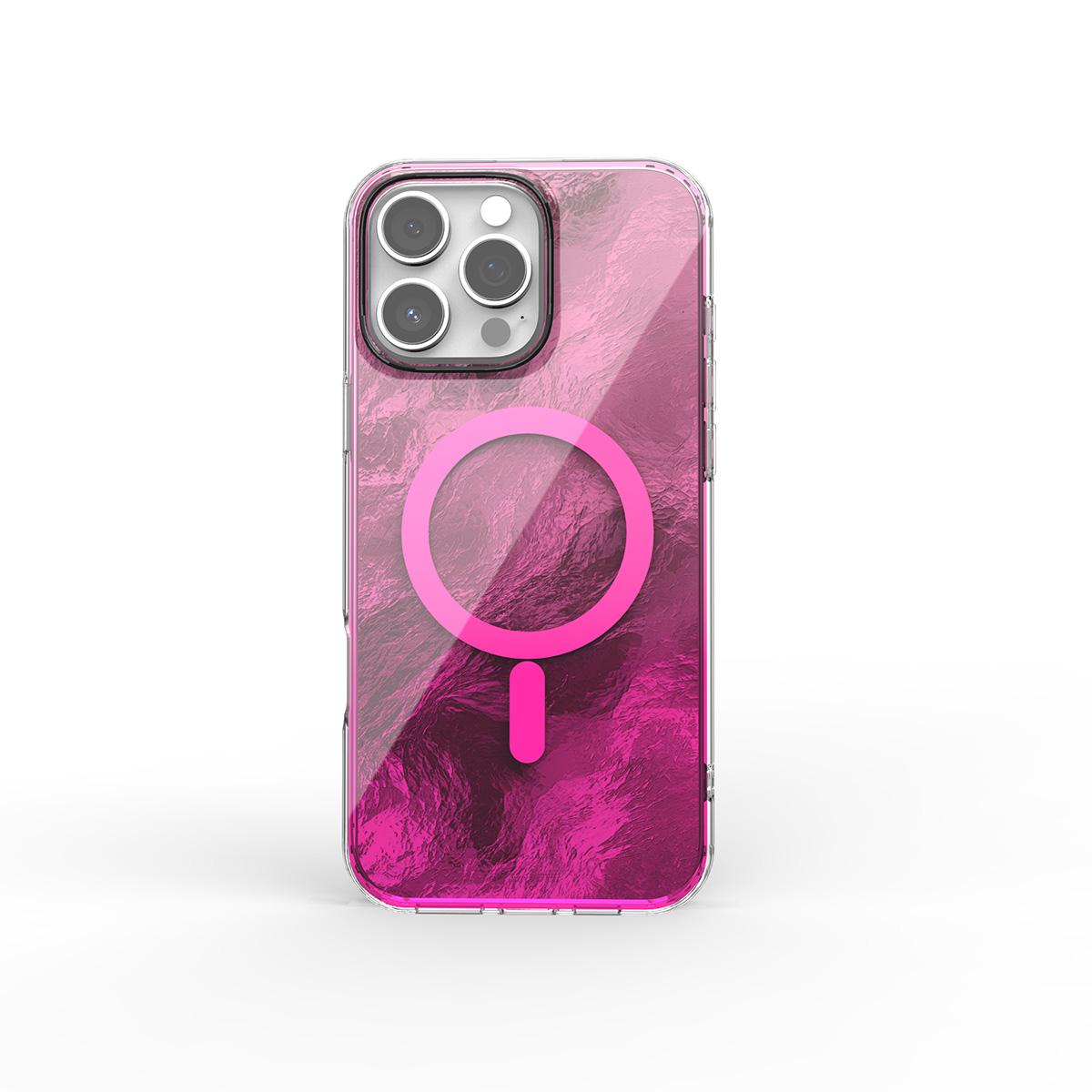 Glacier Texture Magsafe Wireless Charging Case For Samsung S25 S24 S23 S22 Ultra Plus FE Gradient Magnetic Back Cover