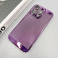 Ultra Slim Plating PC with Len Protector Cooling Phone Case For iPhone 16ProMax 15 14 13 12 Shockproof Hard Full Cover