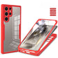 For Samsung S25Ultra S25 S24 S23 S22 S21FE A16 A26 A36 A56 Phone Case, Double Side 360 Full Protection, HD PET Screen Protector Acrylic Shockproof Hand Feel Hard Full Cover