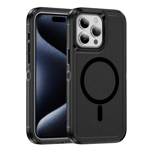 Anti-Dust Matte Anti-Fall Heavy Duty Protection Shockproof Strong Magnetic Phone Case for iPhone 16ProMax 16 15 14 13 12 11 XR Bumper Hard Full Cover