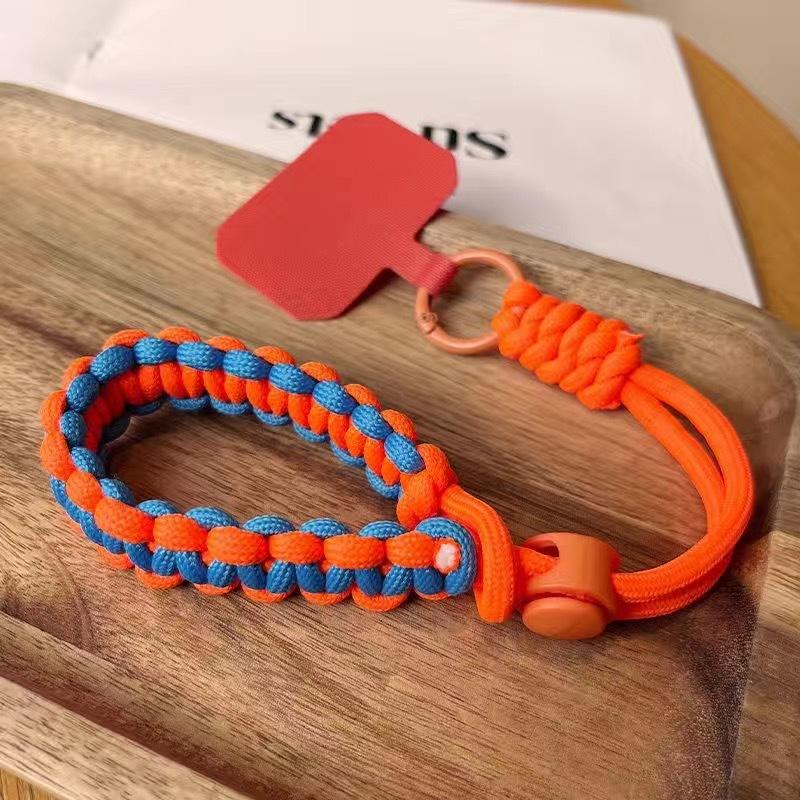 Mobile Phone Lanyard Short Wrist with Adjustable Woven Strap Fashion Outdoor Sports Anti Loss Phone Accessories