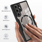 For Samsung S25Ultra S25 S24 S23 S22 S21FE A16 A26 A36 A56 Strong Magnetic Phone Case, Double Side 360 Full Protection, HD PET Screen Protector Acrylic Shockproof Hand Feel Hard Full Cover