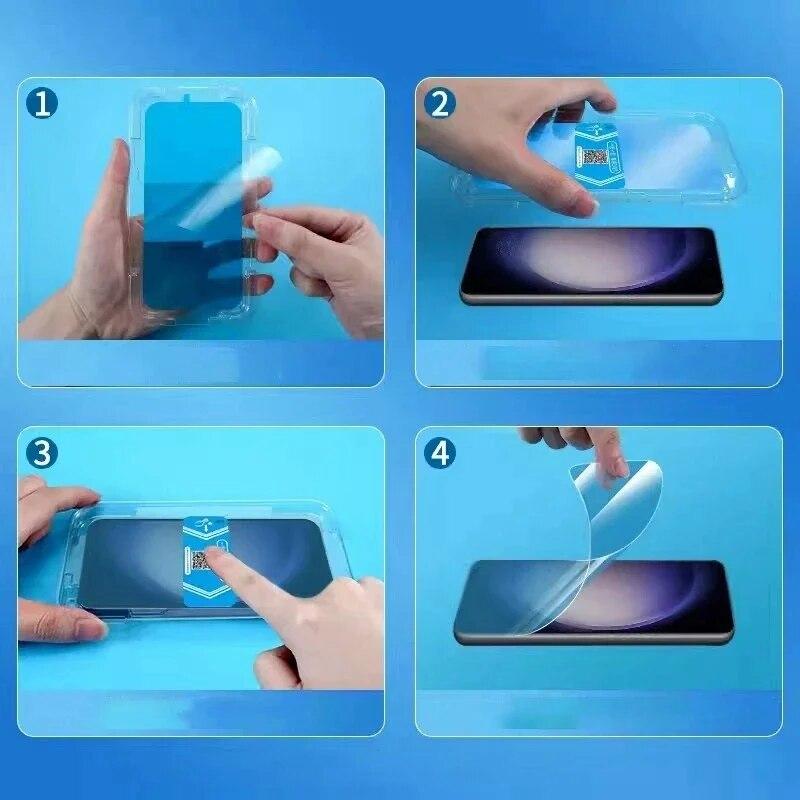 2pcs HD Install Tool Accessories Glass Tempered Film For Tecno SPARK GO 2024 2023 2022 10 10Pro 20 20C 20Pro 5G 30C Camon 20 20Pro Camon 30 30Pro Camon 30premier Screen Protector