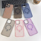 Matte PC Transparent Magnetic Len Protection Shockproof Phone Case For iPhone 16ProMax 15 14 13 12 11 Clear Skin Feel Hard Full Cover