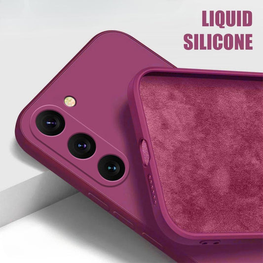 Square Liquid Silicone Matte Shockproof Phone Case For iPhone 16 15 14 13 12 11 XR XSMax X/XS Camera Protect Soft Cover