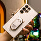 Panda Stand Plating Phone Case for Samsung S25Ultra S25Plus S25 S24Ultra S24Plus S24 S24FE