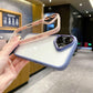 Crystal High Definition Clear Phone Case For iPhone 16ProMax 16 15 14 13 12 11 Pro Max Plus Transparent HD Metal Len Protection Hardware Hard Full Cover