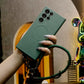 Strong Magnetic Case With Multifunctional Climbing Rope For Samsung S25Ultra S24FE S25 S24 A15 A35 A55 S22 S23, Soft Liquid Silicone Shockproof Phone Case With Microfiber Lining