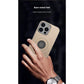 For iPhone 16 Electroplated Magnetic Phone Case for iPhone 16 Plus 16 Pro Max Leather Leakage Hole Shockproof Protective Cover