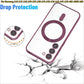 Transparent Magnetic For Samsung A14 A15 A16 A24 A25 A26 A34 A35 A36 A54 A55 A56 A05 A05S A06 Case, Electroplated Clear Slim Phone Case with Camera Protection Shockproof Cover