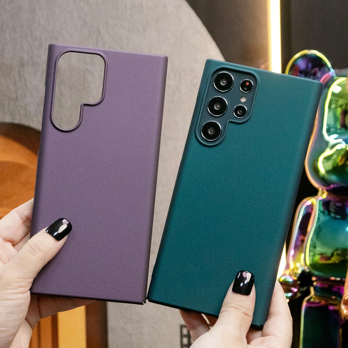 Ultra Thin Sandstone Matte Case For Samsung Galaxy S25 S25Plus S25Ultra S24 S24FE S24Plus S24Ultra Full Cover Protect Hard Back Cover