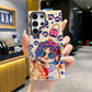 For Samsung S25 S24 S23 S22 A35 A36 A26 A54 A55 A56 Phone Case, Rich Girl Women Nabobess Leopard Print Rainbow Deer Balloon Puppy, Oil Painting Camera Frame Anti-drop Hard Shockproof Full Cover