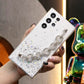 Glitter Star Sequin With Diamond Chain Phone Case For Samsung S25 S24 S23 S22 S21 Note20 A15 A25 A35 A55 Clear Soft TPU Back Cover
