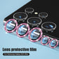 Glitter Camera Lens Protector Case 9H Tempered Glass Films Military-Grade Protection For Samsung S25 S25Plus S25Ultra S24Ultra S24 S24Plus S24FE