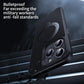 Double Ring Carbon Fiber Pattern Slim PC Strong Magnetic Phone Case with 360 Rotating Metal Kickstand For iPhone 16ProMax 15 14 13 12 Skin Feel Bumper Shockproof Hard Full Cover